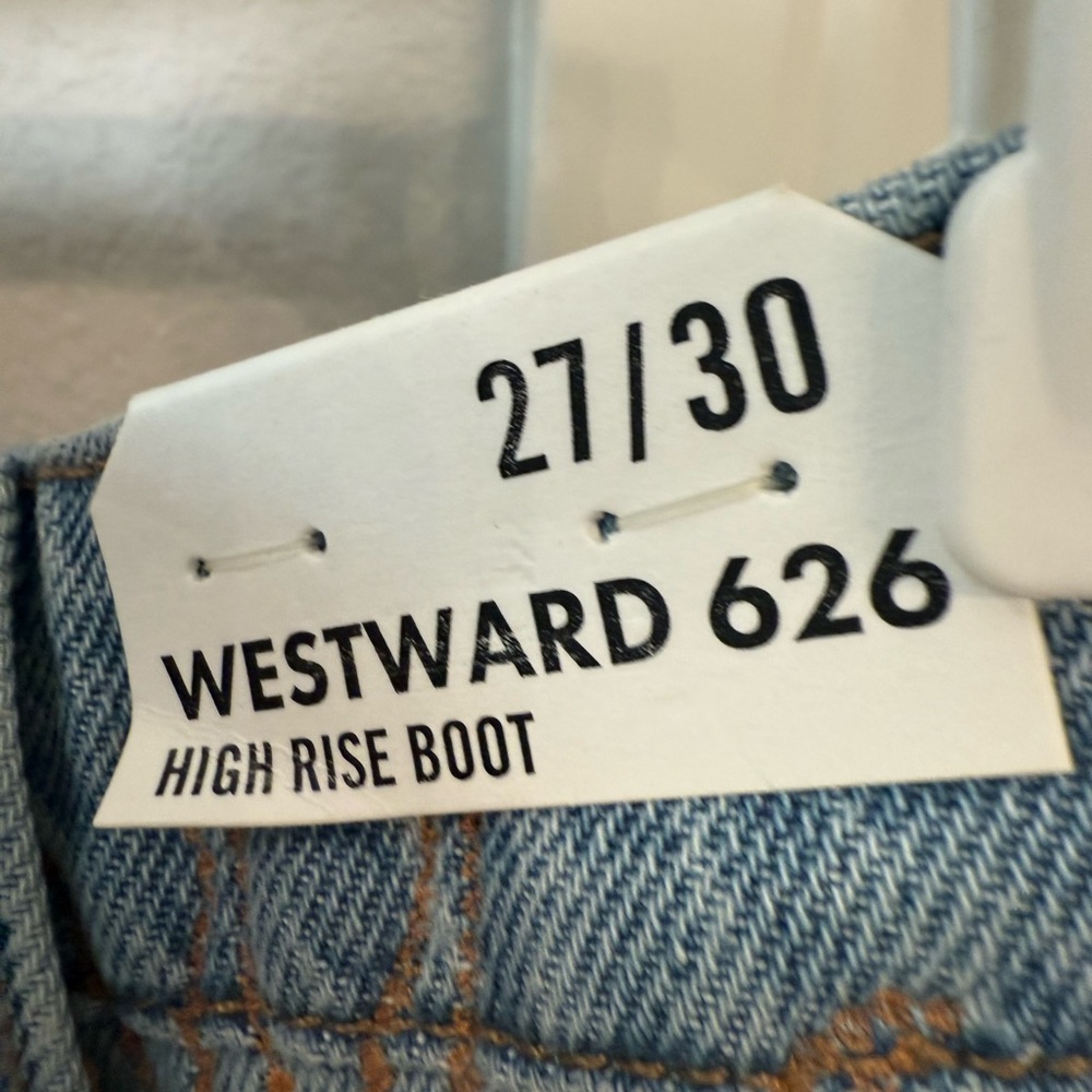 Wrangler Blue High Rise Boot Cut Jeans